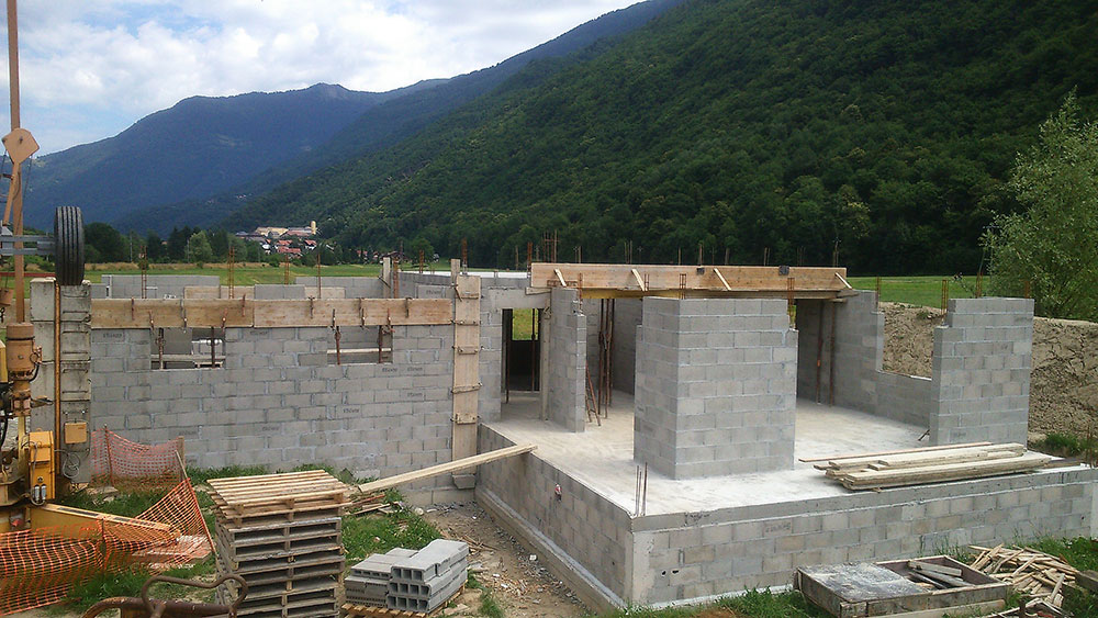 Construction d'une maison tradistionnelle à La Bathie (Savoie) par MS Habitat