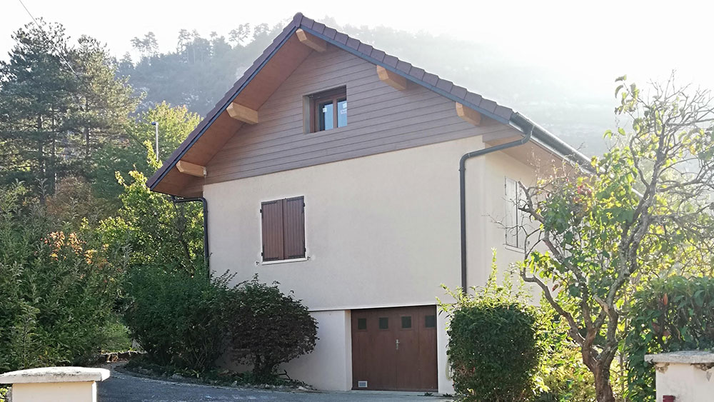 Surélévation de maison à Chambéry le Vieux (Savoie) par MS Habitat - Maître d'oeuvre